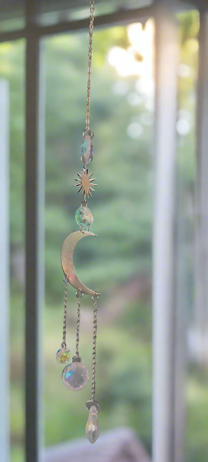 Moonlit Enchantment Suncatcher