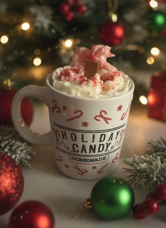 🍎 Holiday Candy Candle