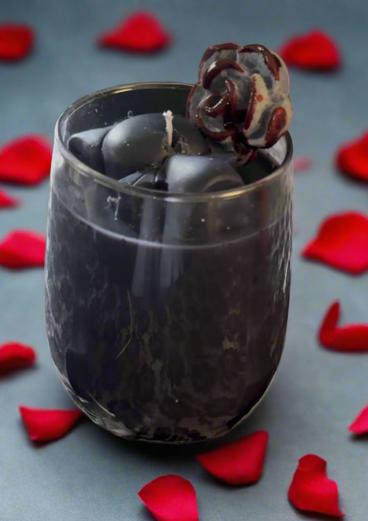 Mystic Bat & Rose Candle