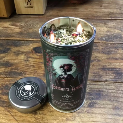 Geisha's Ghost Tea-infused Candle ( All Orders Placed now will be shipped in May )