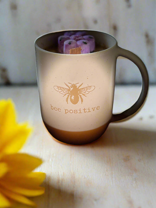 Bee Bright Mug Candle