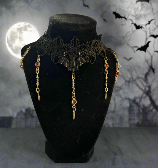 Crimson Red Choker Bat