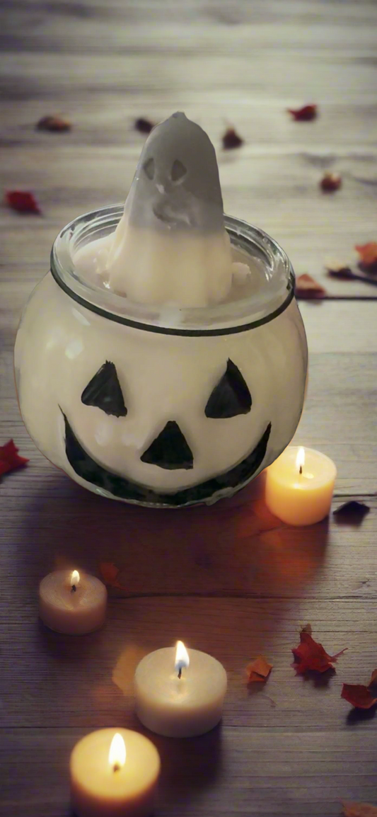 Spiced Cider Ghost Candle