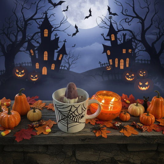 Ghostly Apple Spice Candle